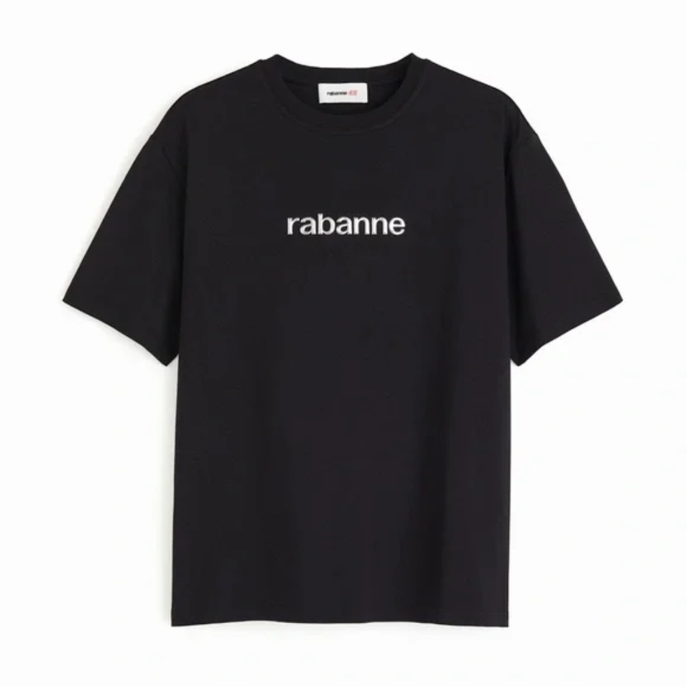 H&M x Paco Rabanne Logo Shirt Size Small